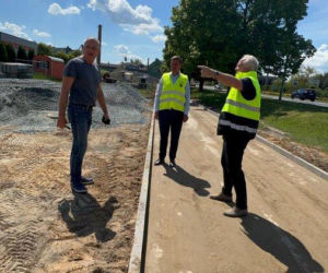 Budowa ścieżki rowerowej na Gronowie