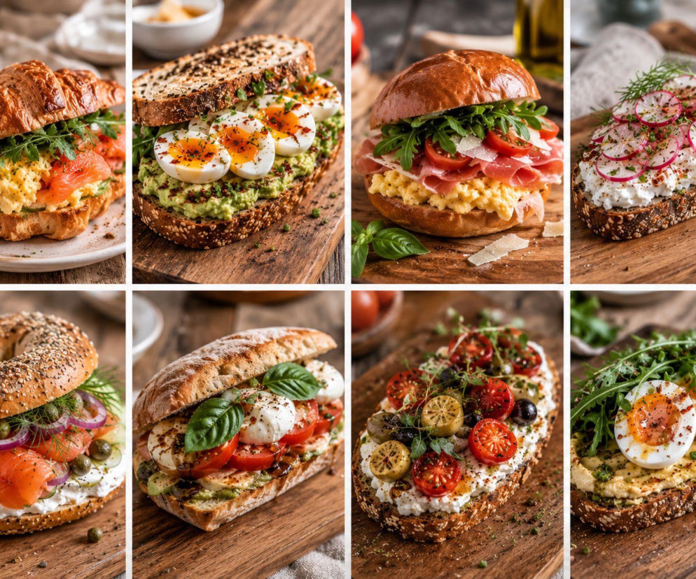 Kanapki „hotel breakfast style”. Ten trend sprawia, że zwykłe śniadanie nagle wygląda luksusowo