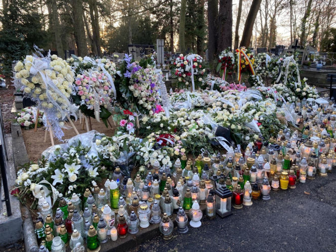 Grób zamordowanej Danusi