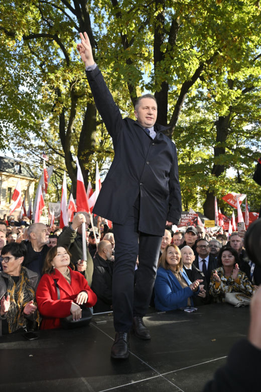 Protest pod TK. Kaczyński