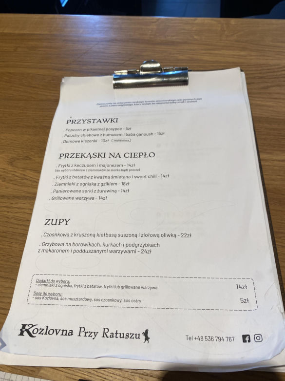 Kozlovna Przy Ratuszu w Zielonej Górze. To czwarty lokal znanej sieci w Polsce