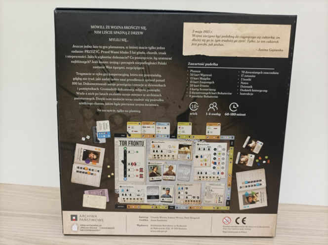 Gra planszowa: Jeszcze jedno lato. 1914-1918