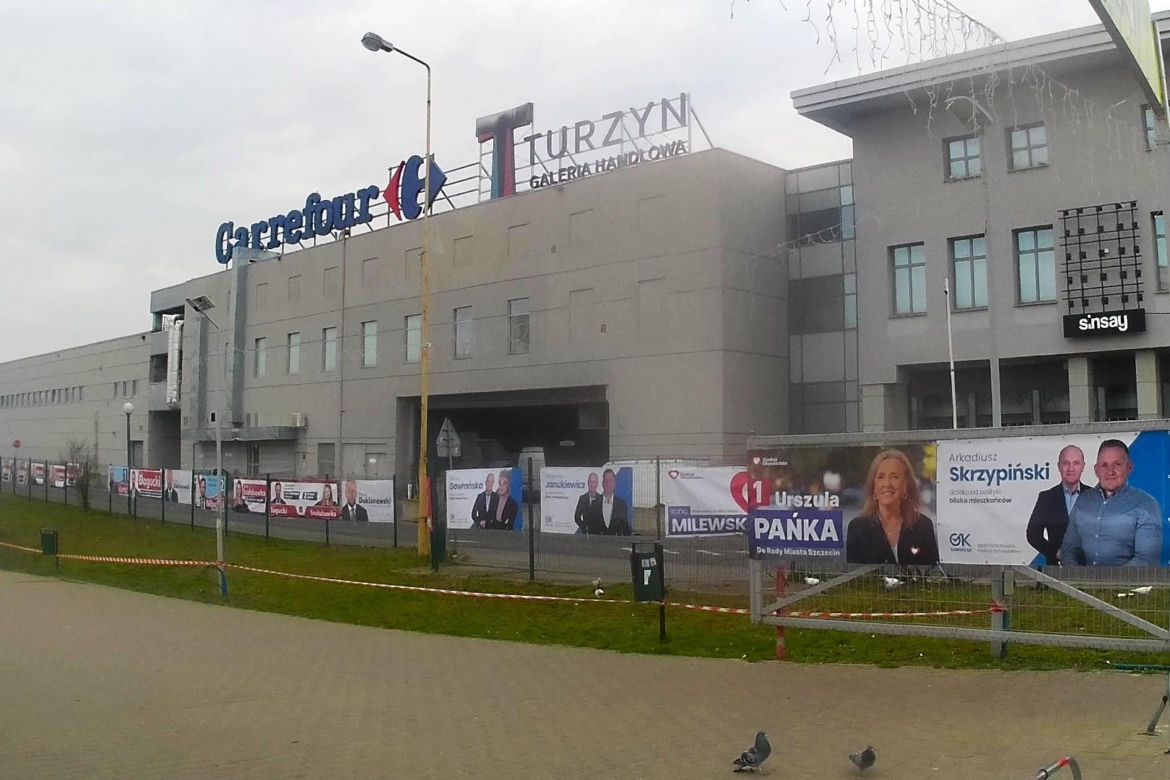 Przedwyborcza "baneroza" w Szczecinie