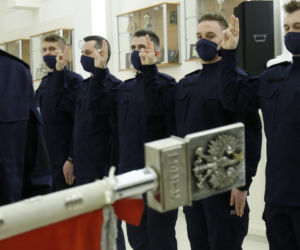 Nowi policjanci w Lublinie. Ślubowanie funkcjonariuszy – styczeń 2022