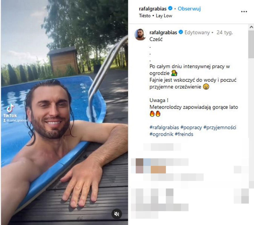 Prywatne fotki gwiazdora "Królowych życia". Tak na codzień wygląda były partner Gabriela Seweryna