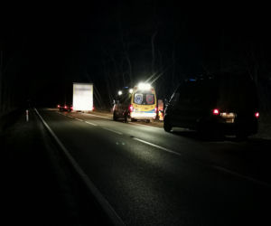 Jechał rowerem do pracy w piekarni. Zmiotła go ciężarówka