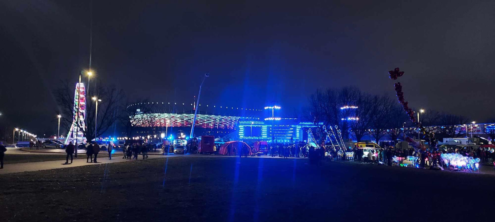 Miasteczko WOŚP pod Stadionem Narodowym 