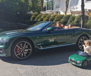 Robert Lewandowski i Bentley Continental GT Speed Convertible