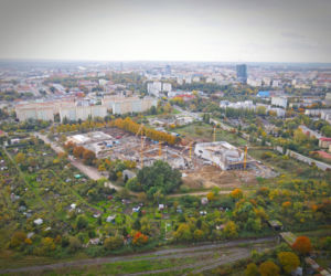 Budowa Fabryki Wody - październik 2020