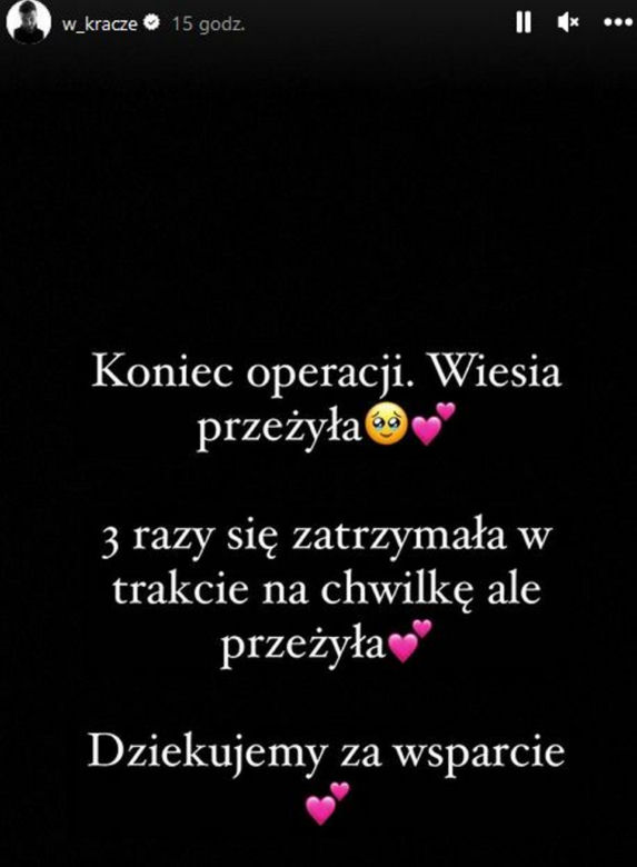 Zborowska i Wrona przekazali przerażające wieści. Wiesia przeszła operację