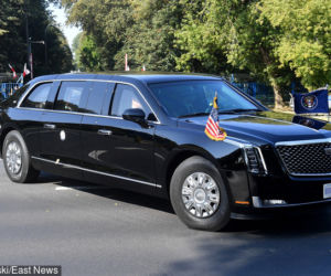 Cadillac One w Warszawie. Wizyta wiceprezydenta Stanów Zjednoczonych Michaela Pence’a w Polsce
