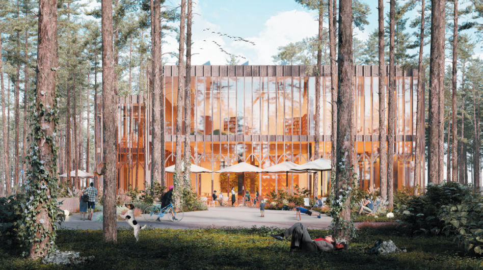 Wyniki konkursu na projekt biblioteki i przedszkola w Józefowie