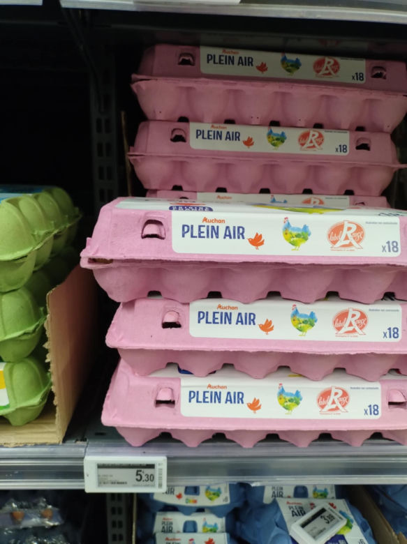 Ceny produktów w Auchanie we Francji 