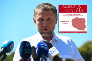 Alerty RCB rozesłane po całej Polsce. Podany adres internetowy prowadzi w próżnię
