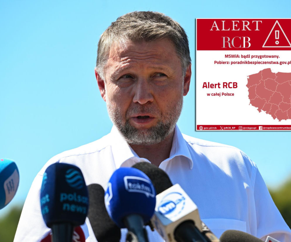 Alerty RCB rozesłane po całej Polsce. Podany adres internetowy prowadzi w próżnię