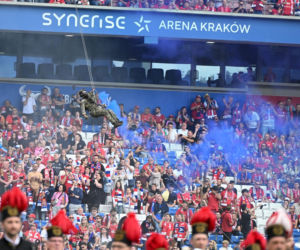 Wisła Kraków - Wrexham. Kibice