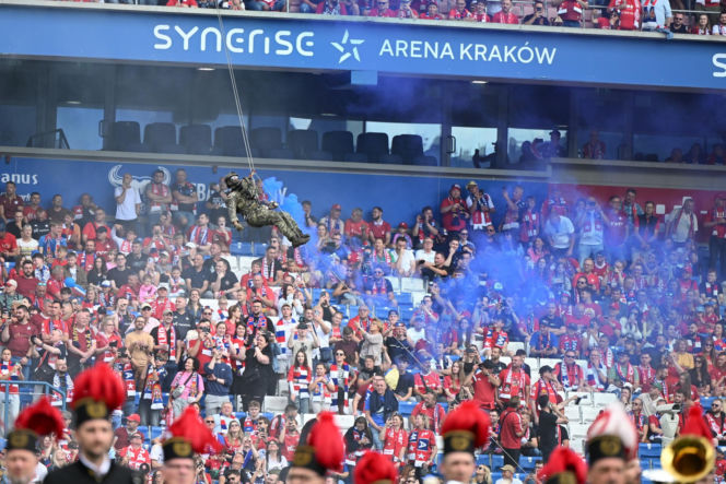 Wisła Kraków - Wrexham. Kibice