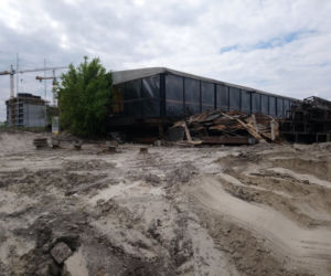 Kraków: Plaża przy Forum znika bezpowrotnie
