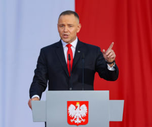 Marta Nawrocka na rocznicy zaprzysiężenia męża