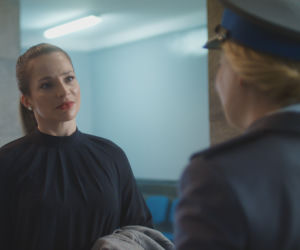 Komisarz Mama odc. 1. Maria Matejko (Paulina Chruściel), Patrycja Madalińska (Anna Dereszowska)