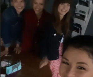 M jak miłość po wakacjach 2020. Kinga (Katarzyna Cichopek), Alicja Ostolska (Ala), Ewka (Jowita Chwałek), Lilka (Monika Mielnicka)