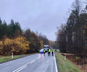 Śmiertelny wypadek na DK 57. Mężczyzna podejrzewany o potrącenie pieszego aresztowany
