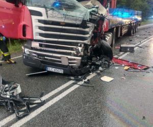 Drogowy koszmar pod Łowiczem. Jedna osoba nie żyje, poszkodowanych jest więcej