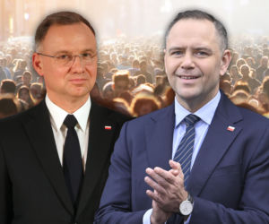 Kabareciarze uderzyli w Dudę i Nawrockiego. Internet podzielony po występie