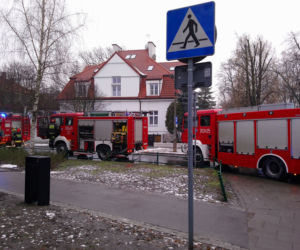 Pożar w przedszkolu w Krakowie