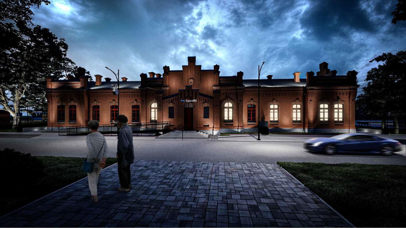 Tak będzie wyglądał Dworzec PKP w Suwałkach po remoncie