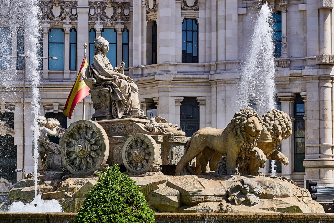 Fontanna na Placu Cibeles