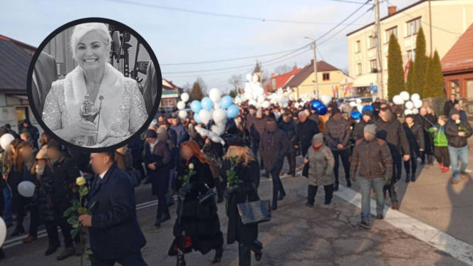 „Podbijacie razem niebiosa”. Szumowo pożegnało Irenę Rupińską i małego Bogusia