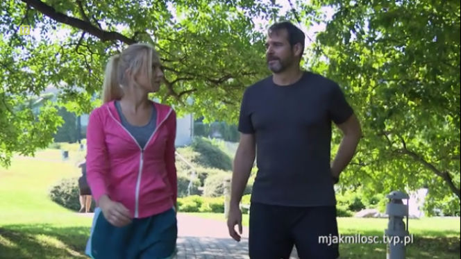 M jak miłość, Joasia (Barbara Kurdej-Szatan), Michał (Paweł Deląg)