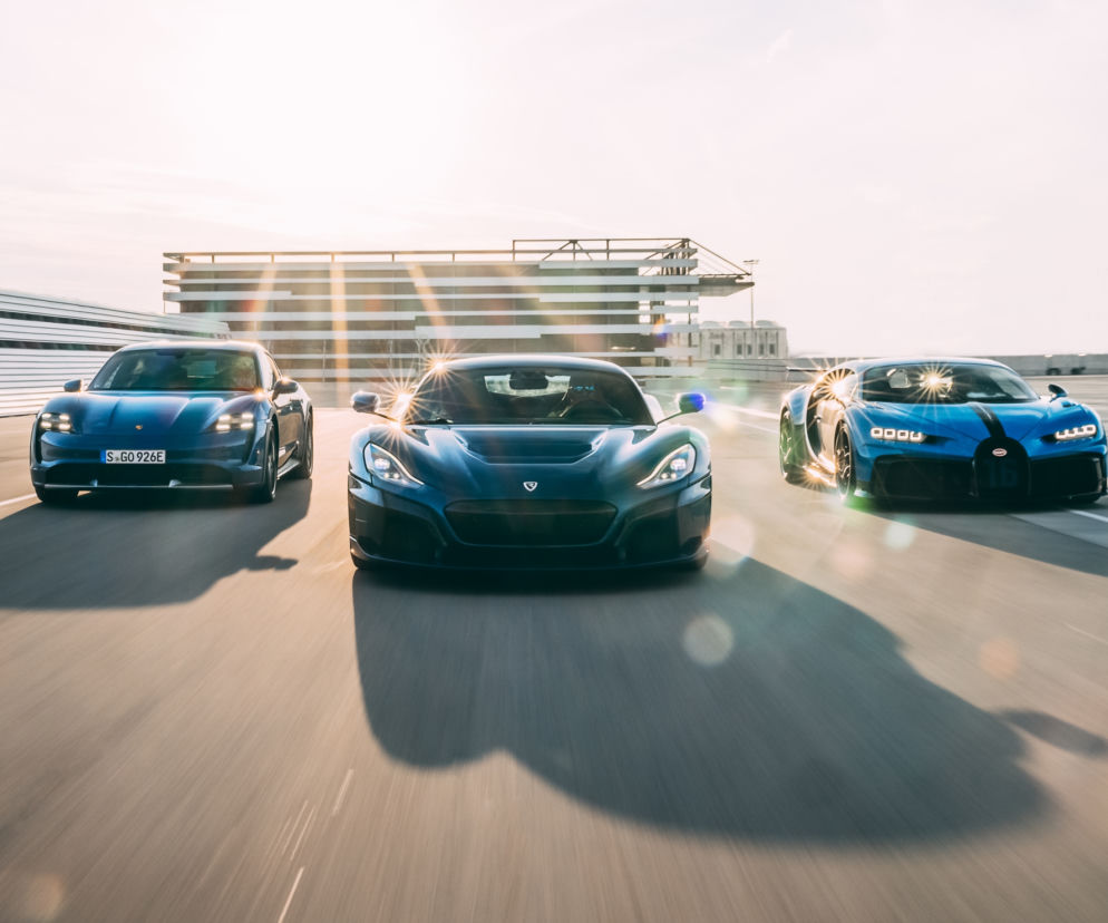 Bugatti, Rimac, Porsche
