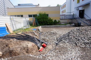 SP 215 na Pradze w remoncie