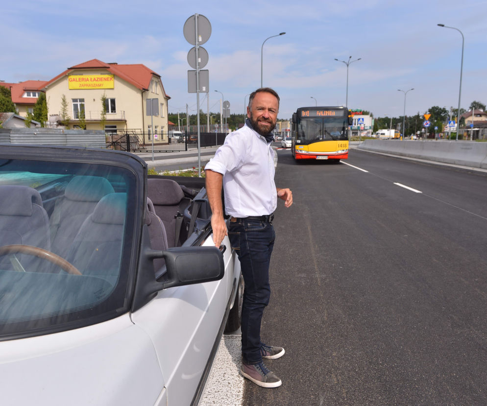 Rajd prezydenckim kabrioletem po nowej drodze