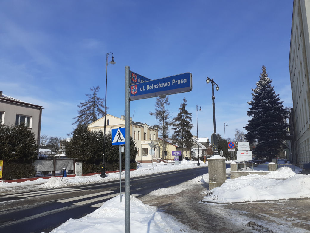 Jak wyglądała okolica ulicy Prusa w Siedlcach w połowie lutego 2021