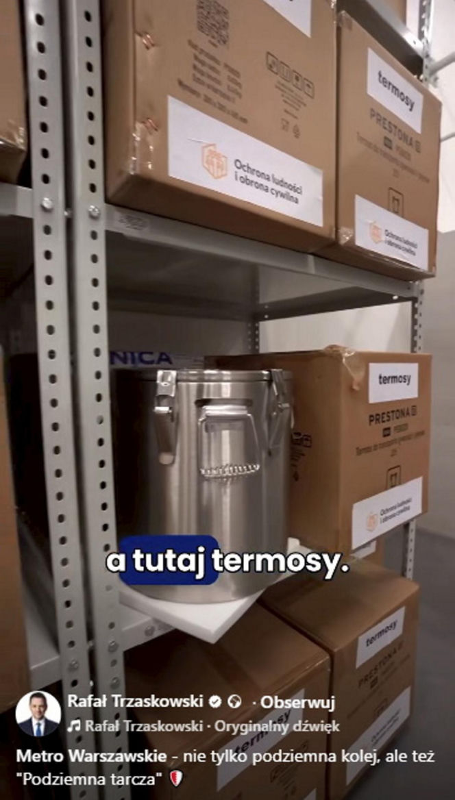 Schron powstaje w metrze. Tysiące łóżek, koców i śpiworów!