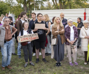 Protest w Piasecznie przeciwko Data Center