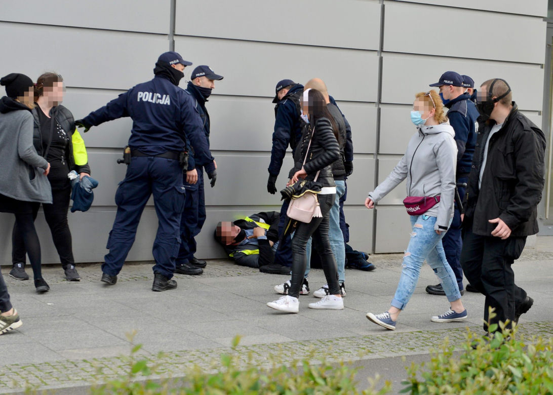 Protest przedsiębiorców w Warszawie
