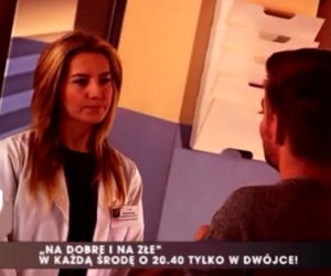 Pytanie na śniadanie.  Kamilla Baar na planie Na dobre i na złe
