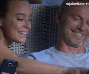 M jak miłość. Magda (Anna Mucha), Andrzej Budzyński (Krystian Wieczorek)
