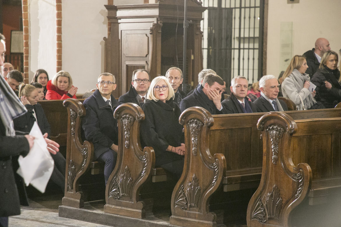 Msza święta w intencji tragicznie zmarłego prezydenta Gdańska Pawła Adamowicza