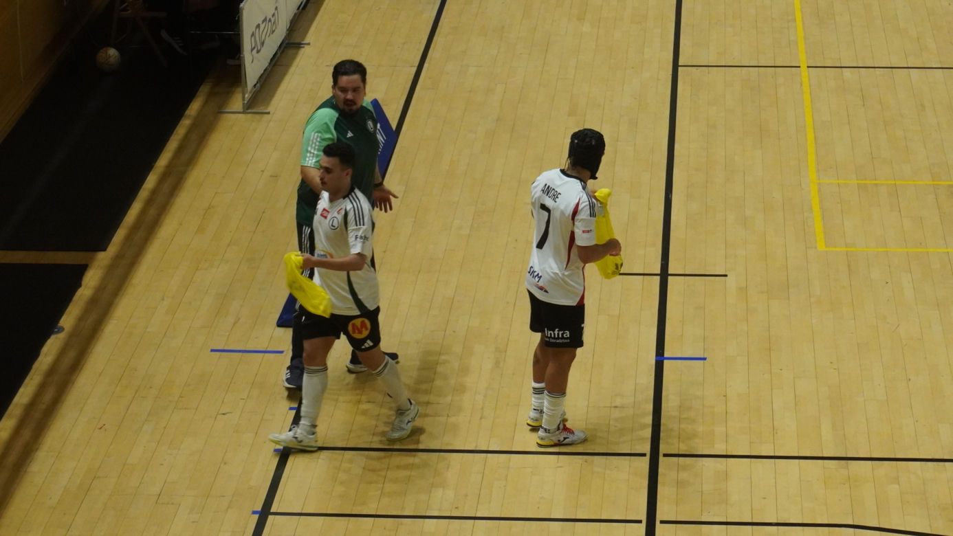 Drużyna Wiary Lecha - Legia Warszawa w 1/16 Pucharu Polski w futsalu