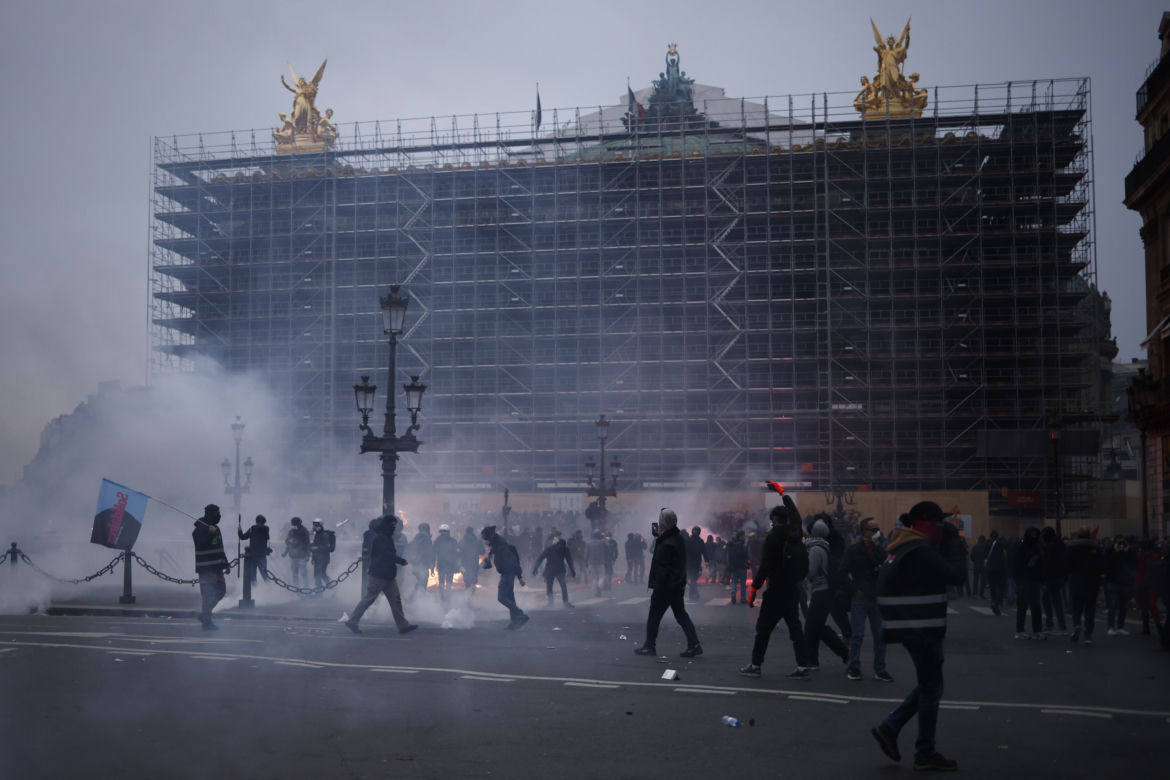 Protest we Francji