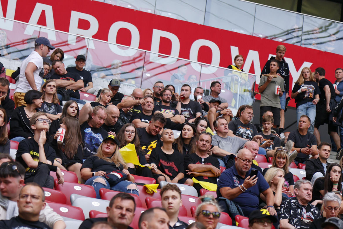 Koncert zespołu Metallica na PGE Narodowym w Warszawie