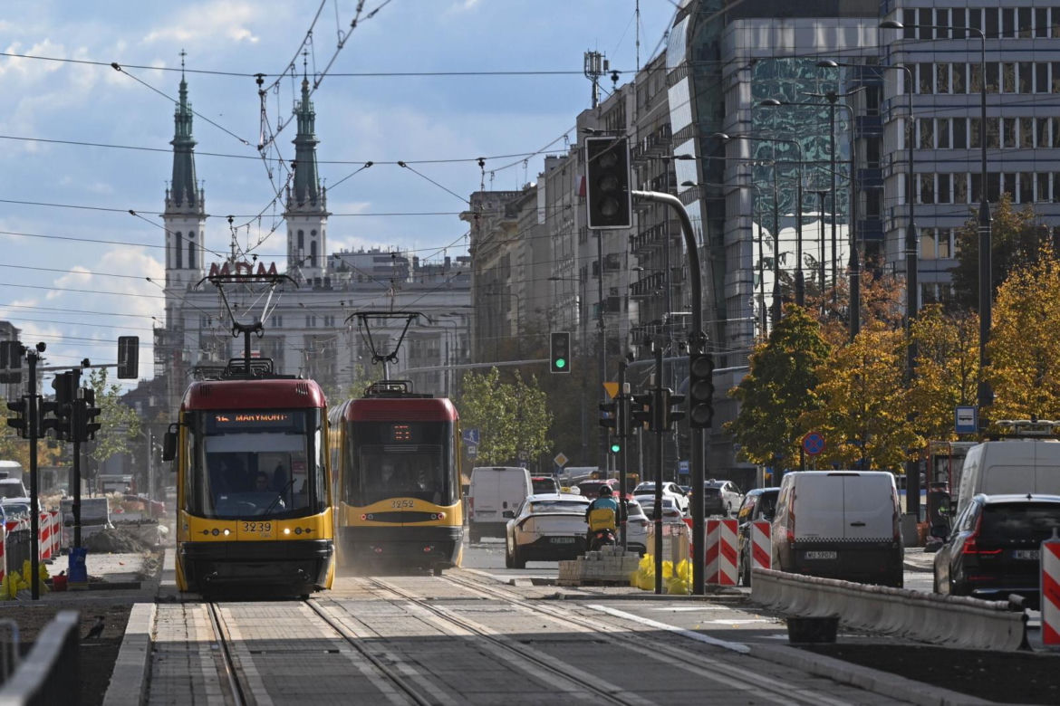 Tramwaje wróciły na ul. Marszałkowską