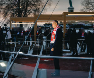 Karol Nawrocki wziął udział w Patriotycznej Pielgrzymce Kibiców na Jasnej Górze