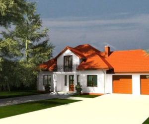 Dom modułowy szkieletowy
