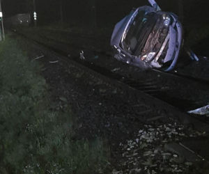 Pijany z dożywotnim zakazem wjechał pod pociąg! Zostawił ranną pasażerkę i uciekł